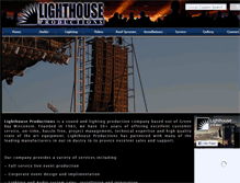 Tablet Screenshot of lhprod.com